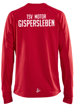 Sweatshirt | CRAFT | Evolve | rot/schwarz - TSV Motor Gispersleben
