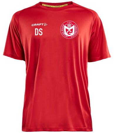 T-Shirt | CRAFT | Evolve | rot/schwarz - TSV Motor Gispersleben