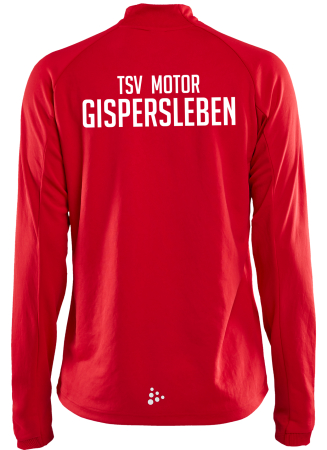 Polyesterjacke | CRAFT | Evolve | rot/schwarz - TSV Motor Gispersleben
