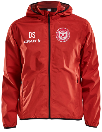 Wetterjacke | CRAFT | Jacket Rain | rot/schwarz  - TSV Motor Gispersleben