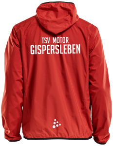 Windjacke | CRAFT | Squad Go Wind | rot/schwarz  - TSV Motor Gispersleben