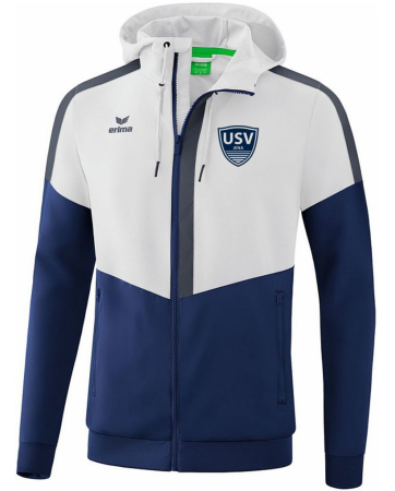 Herren | Tracktop Jacke | weiß-navy | USV Jena