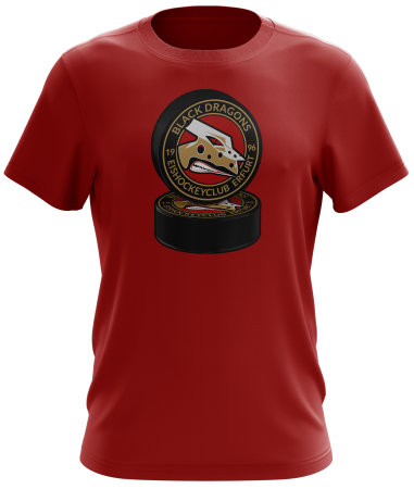 T-Shirt | Puck Merch Logo | rot | Black Dragons