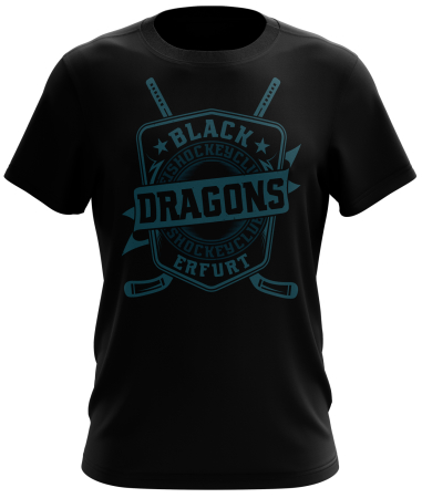 T-Shirt | Crest | schwarz | Black Dragons