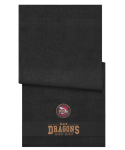 Badetuch schwarz | Merchlogo | Black Dragons