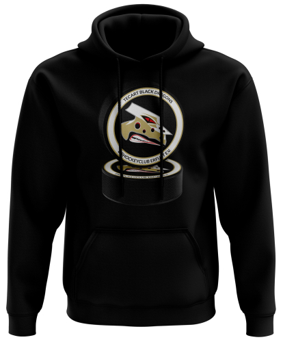 Hoodie | Puck Logo | schwarz | Black Dragons