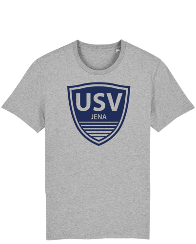 T-Shirt Logo groß | heather grey  - USV Jena