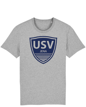 T-Shirt Logo groß | heather grey  - USV Jena