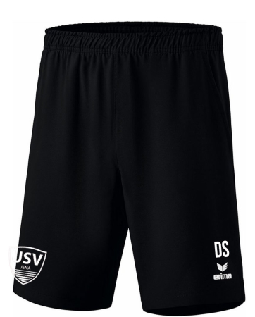 Tennisshorts | schwarz | USV Jena