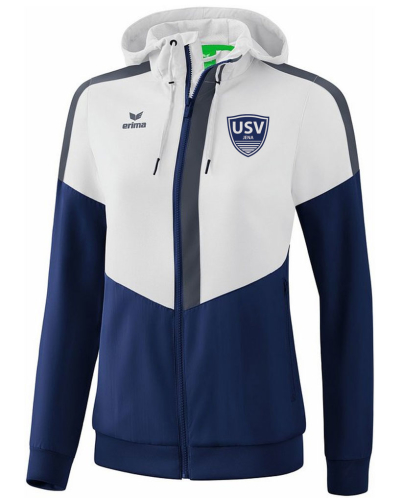 Damen | Trainingsjacke | weiß-navy | USV Jena