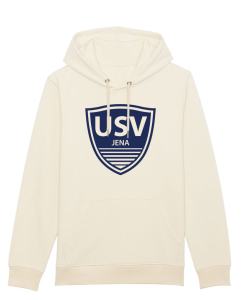 Hoodie | Logo groß | natural raw  - USV Jena