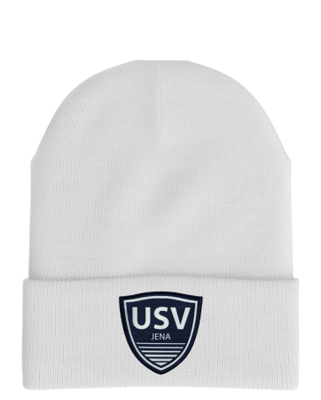 Beanie | Logo | weiss | USV Jena