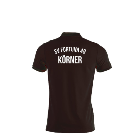 Poloshirt | Kinder | schwarz | SV Fortuna 49 Körner