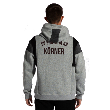 Kapuzensweatshirt | Herren | melange-grau | SV Fortuna 49 Körner