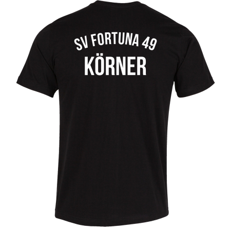 T-Shirt | Herren | schwarz | SV Fortuna 49 Körner