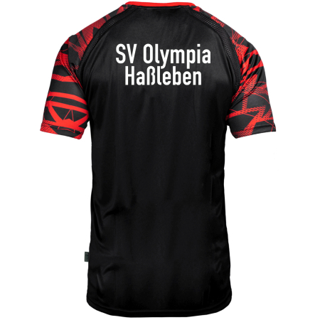 Trikot Kurzarm | Unisex | schwarz/rot | SV Olympia...