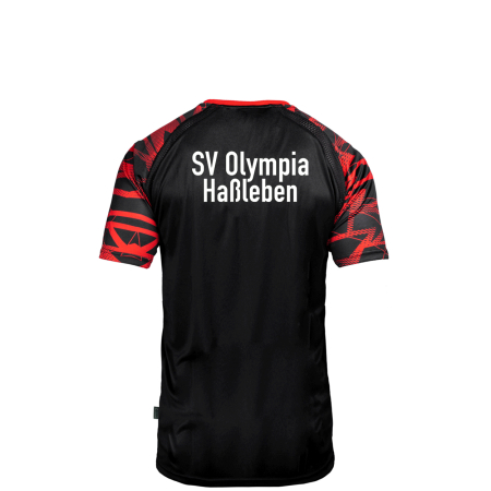 Trikot Kurzarm | Kinder | schwarz/rot | SV Olympia...