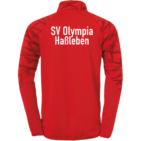 1/4 Zip Top | Unisex | rot | SV Olympia Haßleben