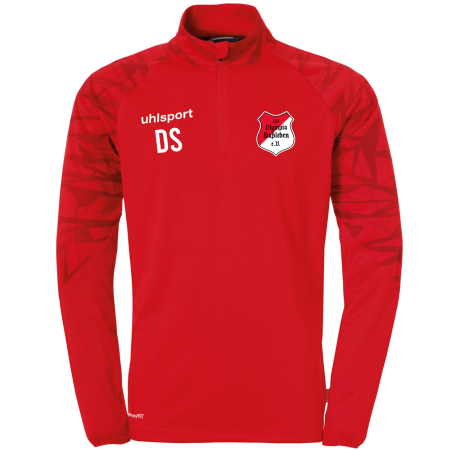 1/4 Zip Top | Unisex | rot | SV Olympia Haßleben