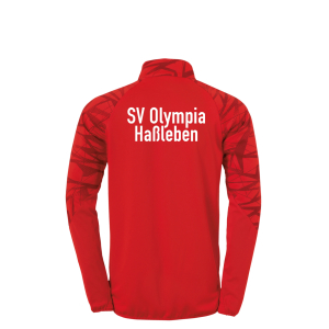 1/4 Zip Top | Kinder | rot | SV Olympia Haßleben