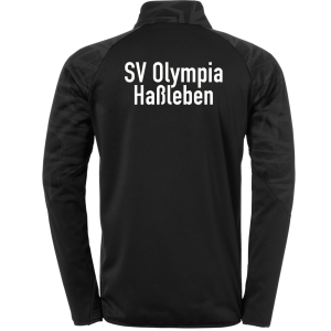 1/4 Zip Top | Unisex | schwarz/anthra | SV Olympia Haßleben