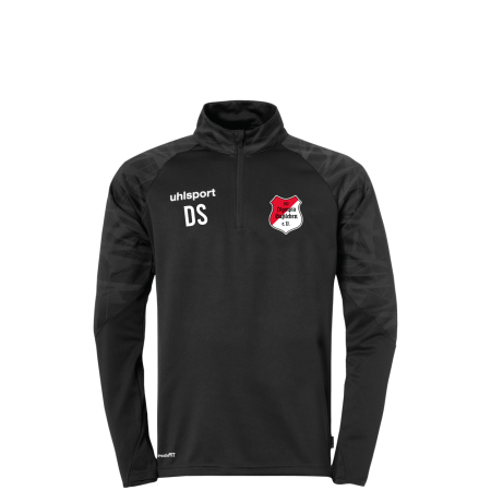 1/4 Zip Top | Kinder | schwarz/anthra | SV Olympia Haßleben