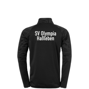 1/4 Zip Top | Kinder | schwarz/anthra | SV Olympia Haßleben