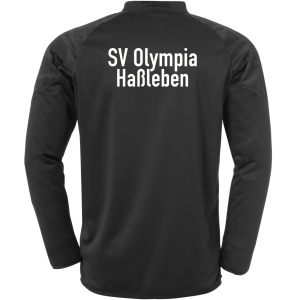 Poly Jacke | Unisex | schwarz/anthra | SV Olympia Haßleben