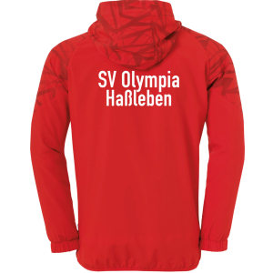 Evo Woven Hood Jacket | Unisex | rot | SV Olympia Haßleben