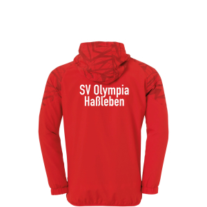 Evo Woven Hood Jacket | Kinder | rot | SV Olympia Haßleben