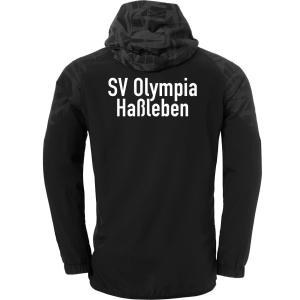 Evo Woven Hood Jacket | Unisex | schwarz/anthra | SV Olympia Haßleben