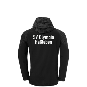 Evo Woven Hood Jacket | Kinder | schwarz/anthra | SV Olympia Haßleben