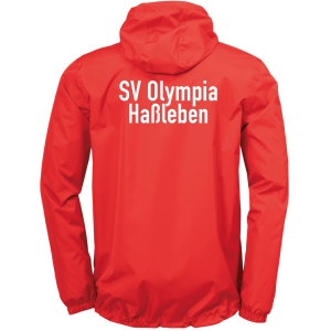 Regenjacke | Unisex | rot | SV Olympia Haßleben