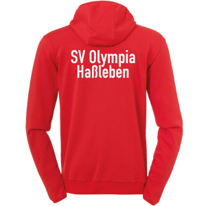 Essential Kapuzenjacke | Unisex | rot | SV Olympia Haßleben