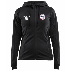 Kapuzenjacke | Damen | schwarz | Erfurter Carneval Kanonen