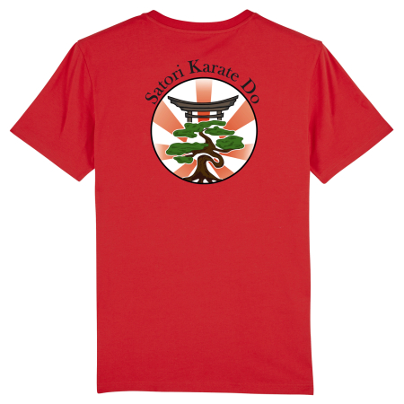 T-Shirt für Herren | Logo | rot  - Satori-Karate-Do...