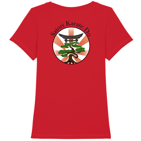 T-Shirt für Damen | Logo | rot  - Satori-Karate-Do e.V.
