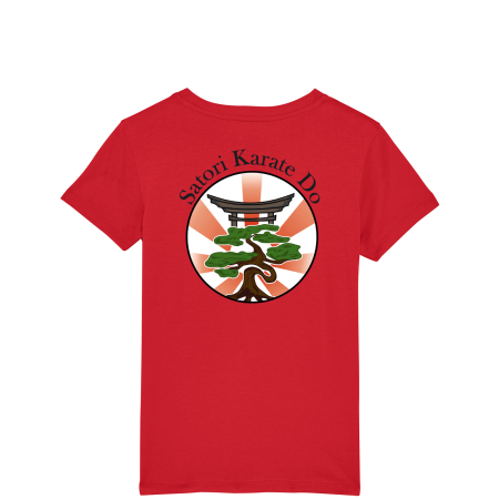 T-Shirt für Kinder | Logo | rot  - Satori-Karate-Do...