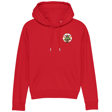 Kapuzensweatshirt für Damen | Logo | rot  -...