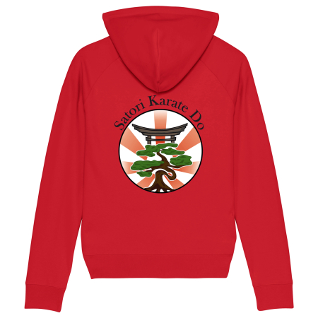 Kapuzensweatshirt für Damen | Logo | rot  -...