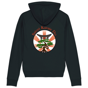 Kapuzensweatshirt für Damen | Logo | schwarz  - Satori-Karate-Do e.V.