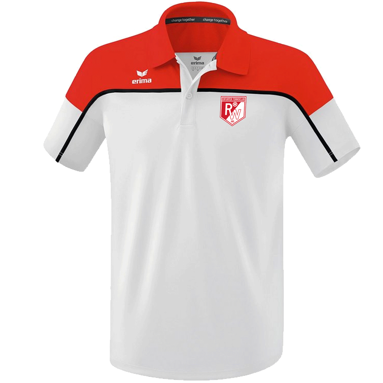 Poloshirt Herren Erfurter Tennisclub Rot-Weiß domsport Teamshop
