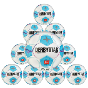 10x DERBYSTAR Bundesliga Brillant Replica Fußball v24