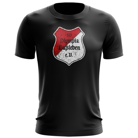 T-Shirt | Distressed Logo | schwarz - SV Olympia Hassleben