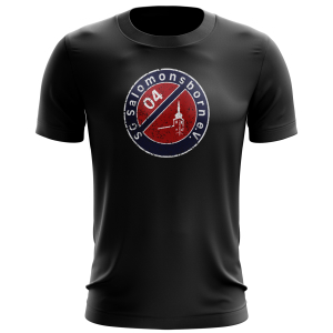 T-Shirt für Kinder/Herren | Distressed Logo | schwarz - SG Salomonsborn 04