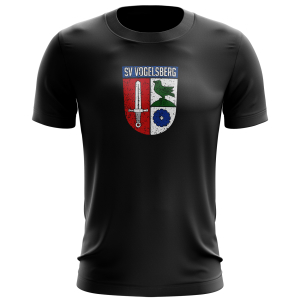 T-Shirt | Distressed Logo | weiß/navy/schwarz - SV Vogelsberg