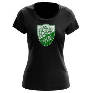 T-Shirt für Damen | Distressed Logo | schwarz - VfB Grün-Weiß 1990 Erfurt