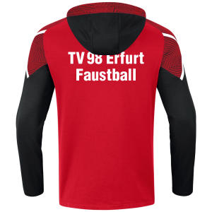 Kapuzensweat | JAKO Performance | rot - TV 98 Erfurt Faustball