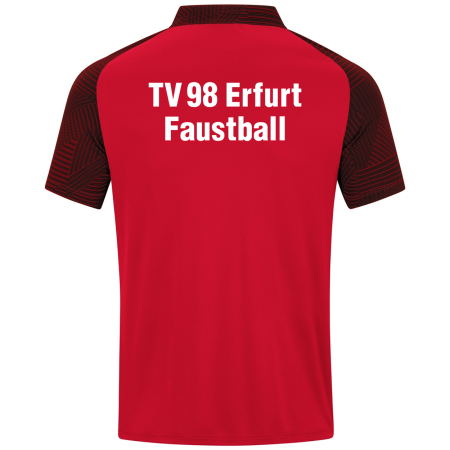 Polo | JAKO Performance | rot - TV 98 Erfurt Faustball