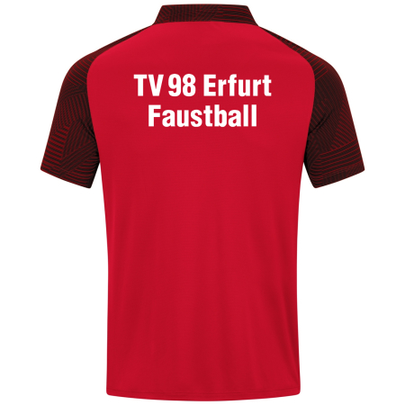 Polo | JAKO Performance | rot - TV 98 Erfurt Faustball